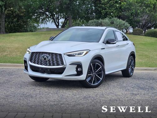 Radiant White 2025 INFINITI QX55 SENSORY