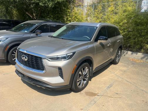 Warm Titanium 2024 INFINITI QX60 Luxe