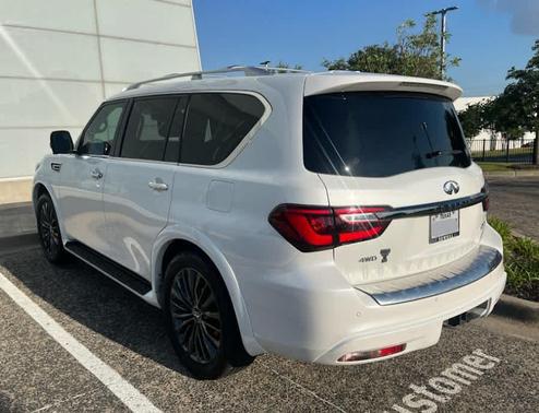 Moonstone White 2021 INFINITI QX80 PREMIUM SELECT AWD