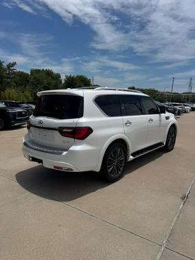 Moonstone White 2021 INFINITI QX80 PREMIUM SELECT AWD