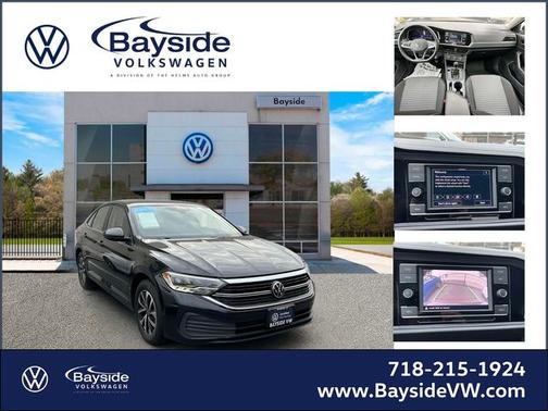 Deep Black Pearl Effect 2024 Volkswagen Jetta 1.5T S Sedan