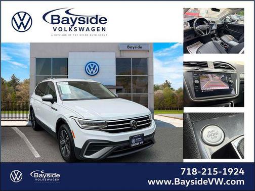 Pure White 2024 Volkswagen Tiguan 2.0T Wolfsburg Edition