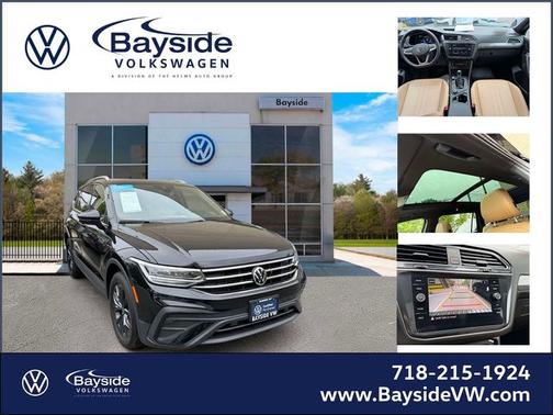 Deep Black Pearl Effect 2024 Volkswagen Tiguan 2.0T SE