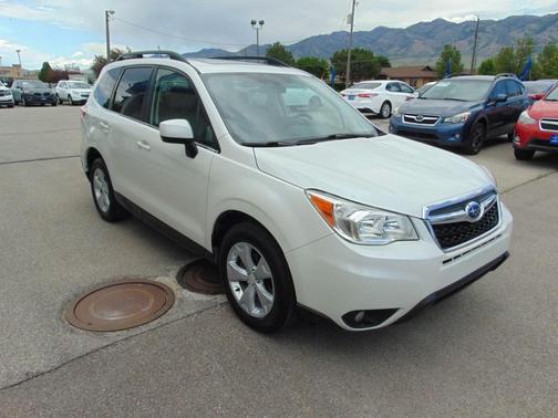 Satin White Pearl 2015 Subaru Forester 2.5i Limited