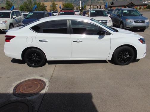 Cloud White 2018 Nissan Sentra S