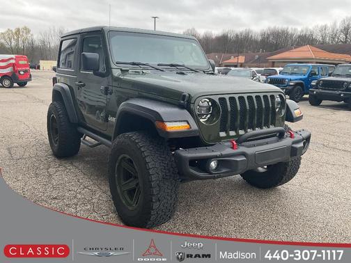 Sarge Green Clearcoat 2020 Jeep Wrangler Sport S
