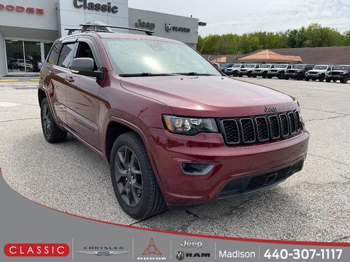 Velvet Red Pearlcoat 2021 Jeep Grand Cherokee 80th Anniversary 4x4