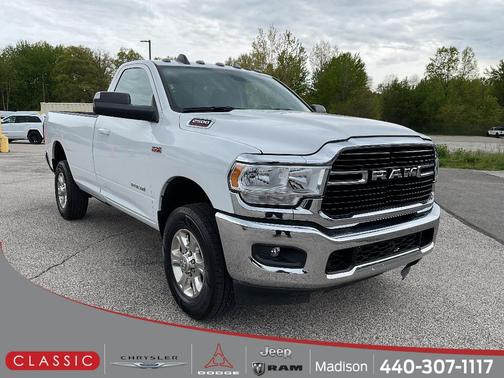 Bright White Clearcoat 2021 RAM 2500 Big Horn Regular Cab 4x4 8' Box