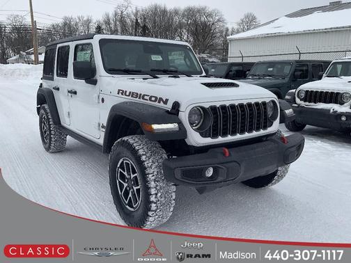 Bright White Clearcoat 2026 Jeep Wrangler Rubicon