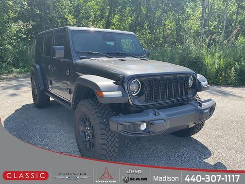 Granite Crystal Metallic Clearcoat 2026 Jeep Wrangler Willys