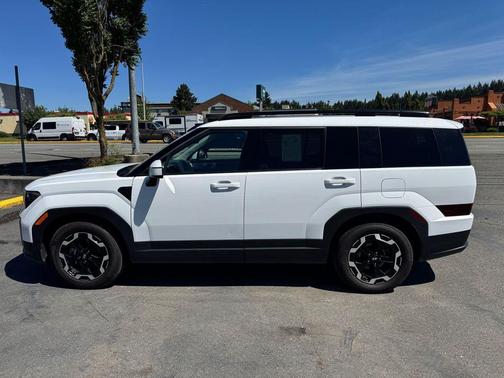 White 2024 Hyundai SANTA FE SEL