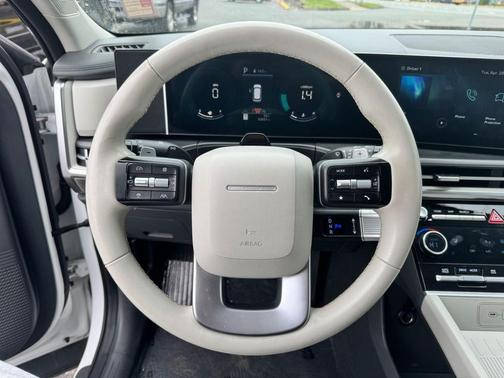 White 2024 Hyundai SANTA FE SEL