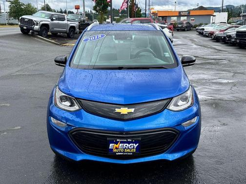Blue Metallic 2018 Chevrolet Bolt EV Premier