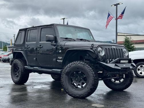 Black 2017 Jeep Wrangler Unlimited Sahara