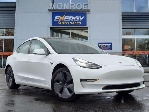 White 2018 Tesla Model 3 Long Range