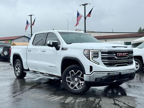 Summit White 2025 GMC Sierra 1500 SLT