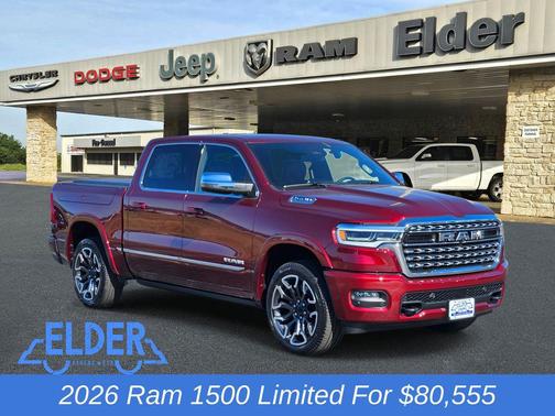 Delmonico Red Pearlcoat 2026 RAM 1500 Limited