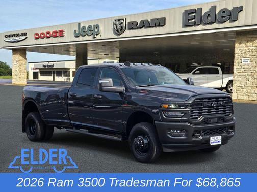 Forged Blue Metallic 2026 RAM 3500 Tradesman Crew Cab 4x4 8' Box