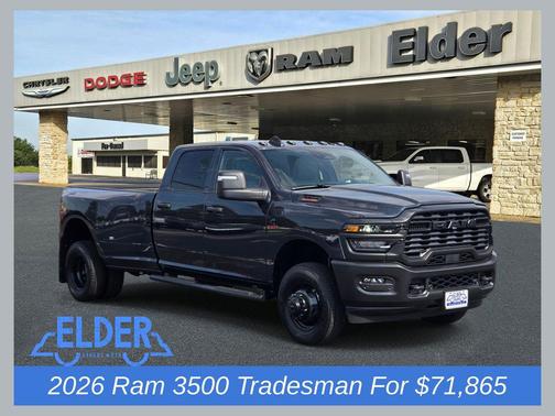 Forged Blue Metallic 2026 RAM 3500 Tradesman Crew Cab 4x4 8' Box