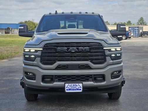 Ceramic Gray Clearcoat 2026 RAM 3500 Laramie Mega Cab 4x4 6'4' Box