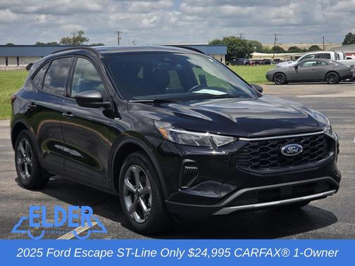 Black Metallic 2025 Ford Escape ST-Line