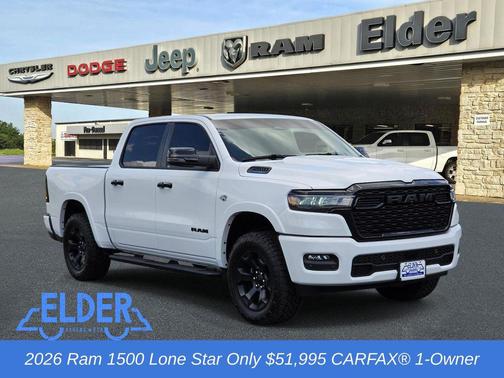 Bright White Clearcoat 2026 RAM 1500 Big Horn/Lone Star