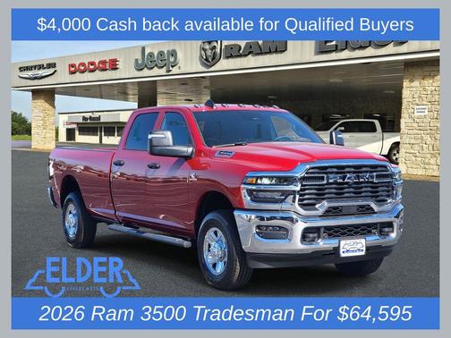 Molten Red Pearlcoat 2026 RAM 3500 Tradesman