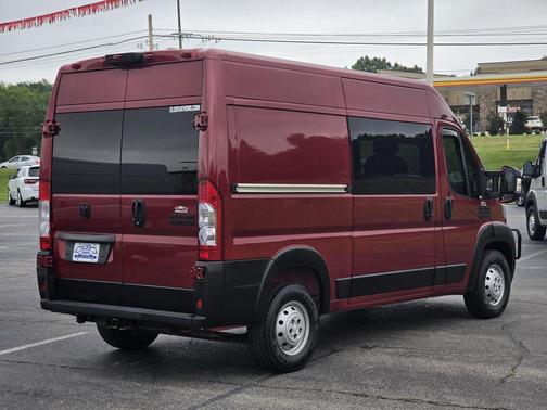 Deep Cherry Red Crystal 2021 RAM ProMaster 2500 High Roof