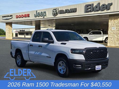 Bright White Clearcoat 2026 RAM 1500 Tradesman