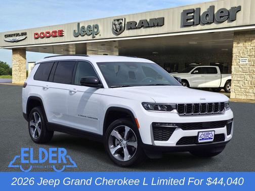 Bright White Clearcoat 2026 Jeep Grand Cherokee L Limited