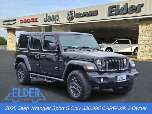 Black Clearcoat 2025 Jeep Wrangler Sport S