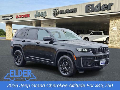 Diamond Black Crystal Pearlcoat 2026 Jeep Grand Cherokee Altitude