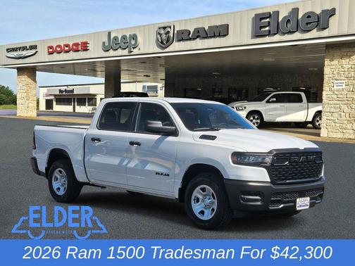 Bright White Clearcoat 2026 RAM 1500 Tradesman