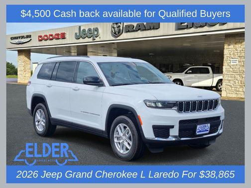Bright White Clearcoat 2026 Jeep Grand Cherokee L Laredo