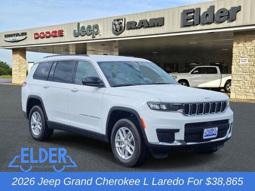 Bright White Clearcoat 2026 Jeep Grand Cherokee L Laredo