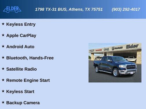 2020 RAM 1500 Big Horn/Lone Star