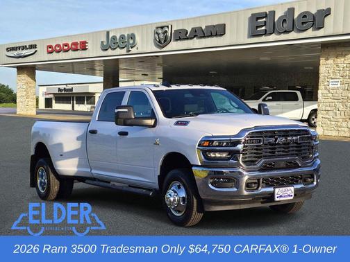 Bright White Clearcoat 2026 RAM 3500 Tradesman Crew Cab 4x4 8' Box