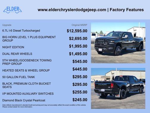 2025 RAM 3500 Lone Star Crew Cab 4x4 8' Box