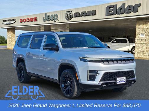 Silver Zynith 2026 Jeep Grand Wagoneer L Limited Reserve 4x4