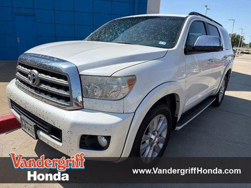 Blizzard Pearl 2016 Toyota Sequoia Platinum