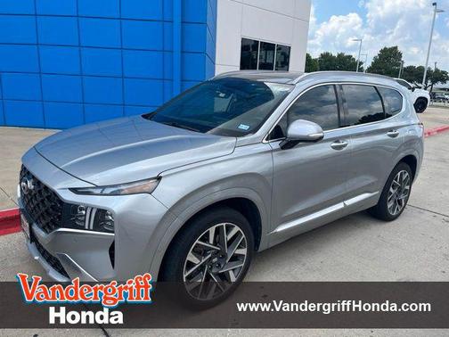 Shimmering Silver 2023 Hyundai SANTA FE Calligraphy