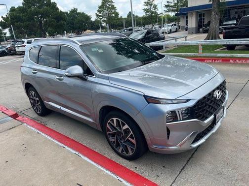 Shimmering Silver 2023 Hyundai SANTA FE Calligraphy