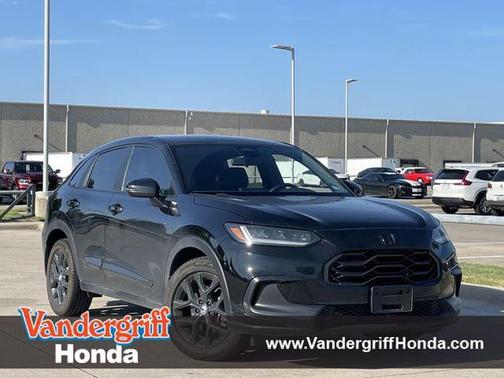 Crystal Black Pearl 2025 Honda HR-V AWD Sport