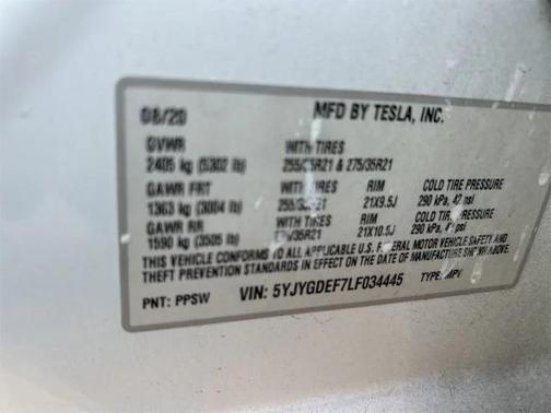 2020 Tesla Model Y Performance Dual Motor All-Wheel Drive