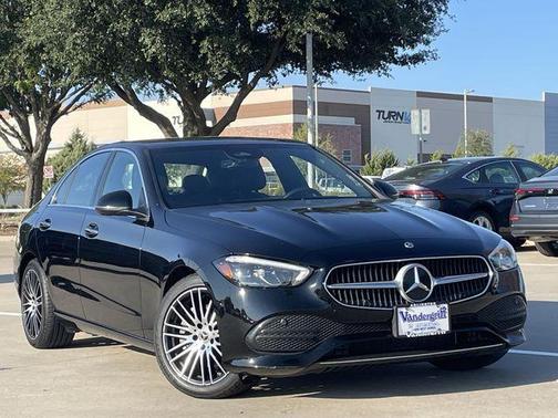 Black 2025 Mercedes-Benz C-Class C 300