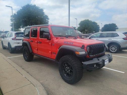 Firecracker Red 2025 Jeep Wrangler 4xe Willys