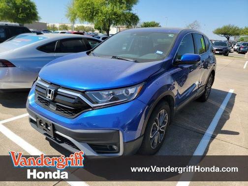 Blue 2021 Honda CR-V 2WD EX