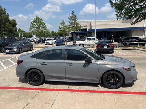 Meteorite Gray Metallic 2025 Honda Civic Hybrid Sport