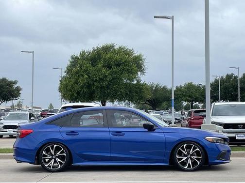 Aegean Blue 2022 Honda Civic Sport