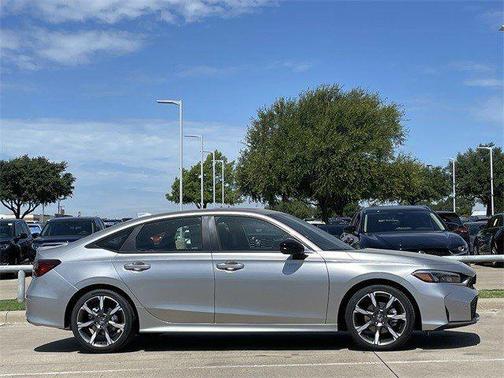 Solar Silver 2026 Honda Civic Hybrid Sport Touring